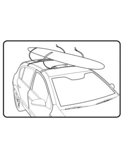 FCS D-RING PREMIUM SINGLE SUP SOFT RACKS -Surfcorner Store 3959