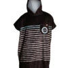 AFTER PONCHO SAILOR STRIPES BLACK ADULT -Surfcorner Store after poncho sailor stripes black