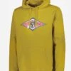 BEAR SURFBOARDS FLEECE HOODED GREEN SULPHUR -Surfcorner Store bear surfboards felpa logo con cappuccio green sulphur 3