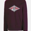 BEAR SURFBOARDS FLEECE CREWNECK WINETASTING -Surfcorner Store bear surfboards felpa logo girocollo winetasting