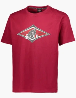 BEAR SURFBOARDS T-SHIRT SCARLET SAGE