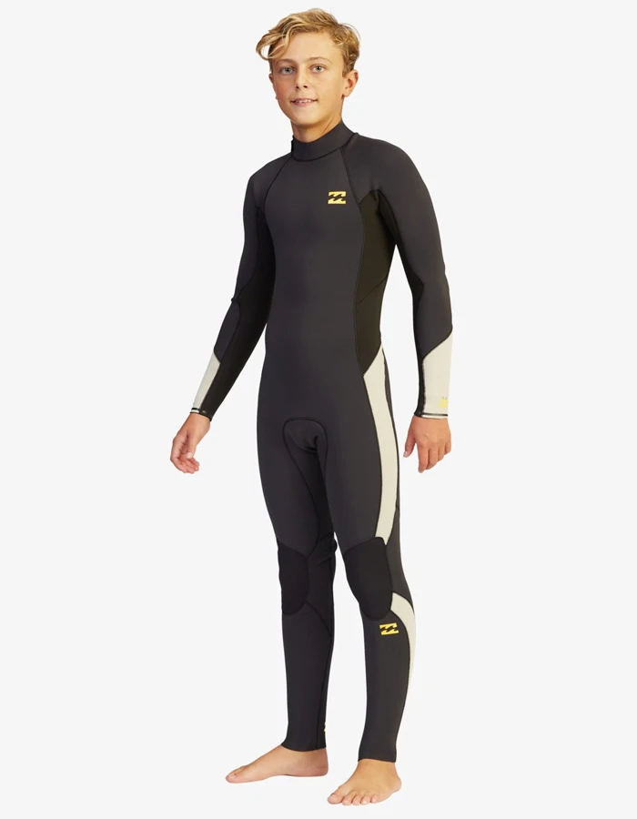 BILLABONG ABSOLUTE 4/3 MM BACK ZIP BOYS 8-14 3 BILLABONG ABSOLUTE 4/3 MM BACK ZIP BOYS 8-14