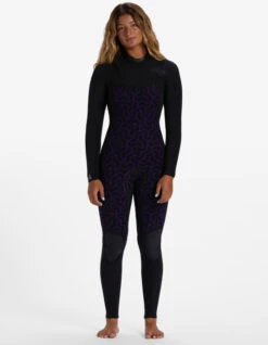 BILLABONG 5/4 FURNACE CHEST ZIP WETSUIT FOR WOMEN -Surfcorner Store billabong furnace 4 3 chest zip muta donna 1 1