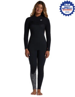 BILLABONG 5/4 FURNACE CHEST ZIP WETSUIT FOR WOMEN -Surfcorner Store billabong furnace 4 3 chest zip muta donna 7
