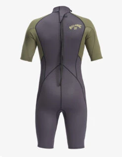 BILLABONG INTRUDER 2/2 MM BACK ZIP ANTIQUE BLACK -Surfcorner Store billabong intruder 2 2 mm back zip antique black 1