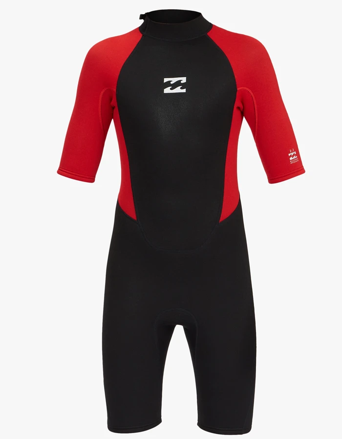 BILLABONG INTRUDER SHORT 2/2 MM BACKZIP BOYS RED 3 BILLABONG INTRUDER SHORT 2/2 MM BACKZIP BOYS RED