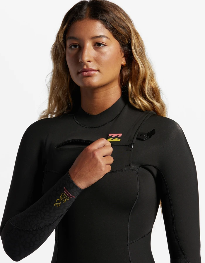 BILLABONG 5/4 SYNERGY CHEST ZIP WETSUIT FOR WOMEN 8 BILLABONG 5/4 SYNERGY CHEST ZIP WETSUIT FOR WOMEN - Image 6