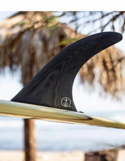 CAPTAIN FIN 9.5" RAKED LONGBOARD FIN BLACK -Surfcorner Store captain fin 10 raked pinna longboard black 1 1 1