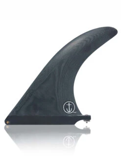 CAPTAIN FIN 9.5" RAKED LONGBOARD FIN BLACK