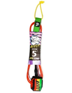 CATCH SURF BEATER PRO COMP LEASH 5' -Surfcorner Store catch surf beater 5 pro comp leash