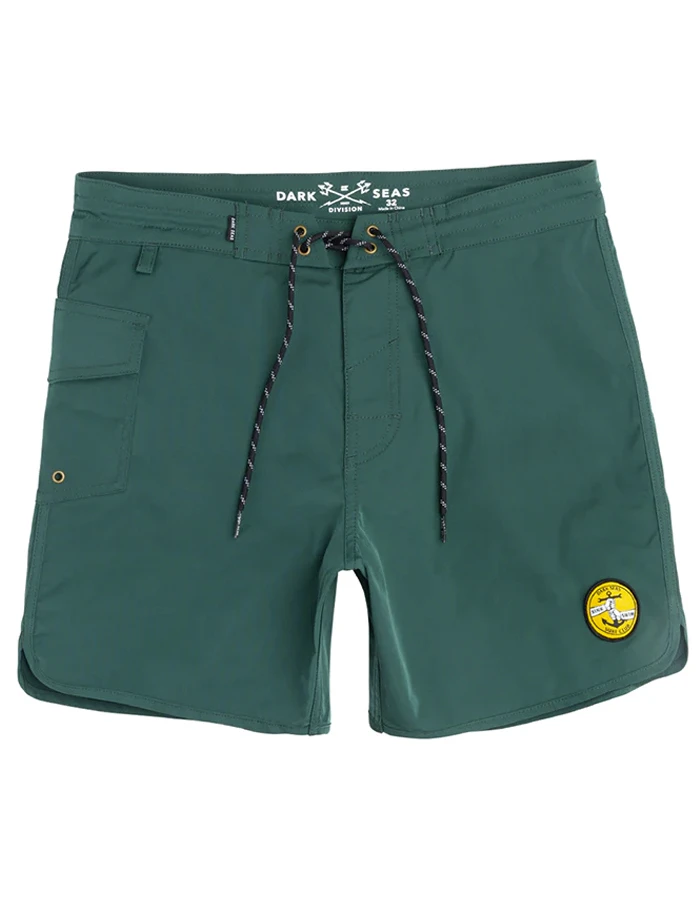 DARK SEAS STRETCH HITCH BOARDSHORT 16.5" GREEN 3 DARK SEAS STRETCH HITCH BOARDSHORT 16.5" GREEN