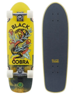 DUSTERS SKATEBOARDS COBRA YELLOW CRUISER 29.5"