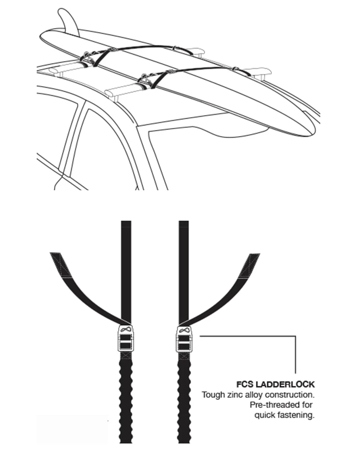 FCS PREMIUM BUNGY TIE DOWNS 8 FCS PREMIUM BUNGY TIE DOWNS - Image 6