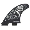 FCS II FILIPE TOLEDO TRI FIN SET BLACK WHITE