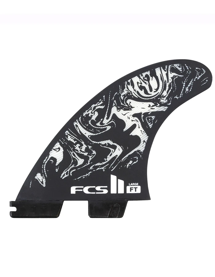 FCS II FILIPE TOLEDO TRI FIN SET BLACK WHITE 4 FCS II FILIPE TOLEDO TRI FIN SET BLACK WHITE - Image 2