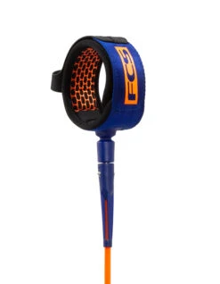 FCS ALL ROUND ESSENTIAL LEASH 8' -Surfcorner Store fcs leash 8 all round essential blood orange navy