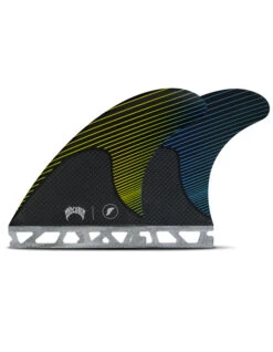 FUTURES LOST MAYHEM MEDIUM THRUSTER YELLOW BLUE