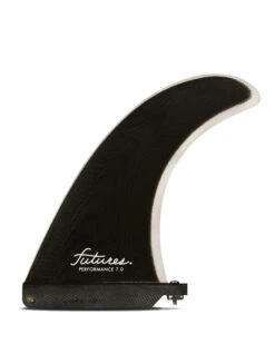 FUTURES PERFORMANCE 7" LONGBOARD FIN SOLID BLACK GREY
