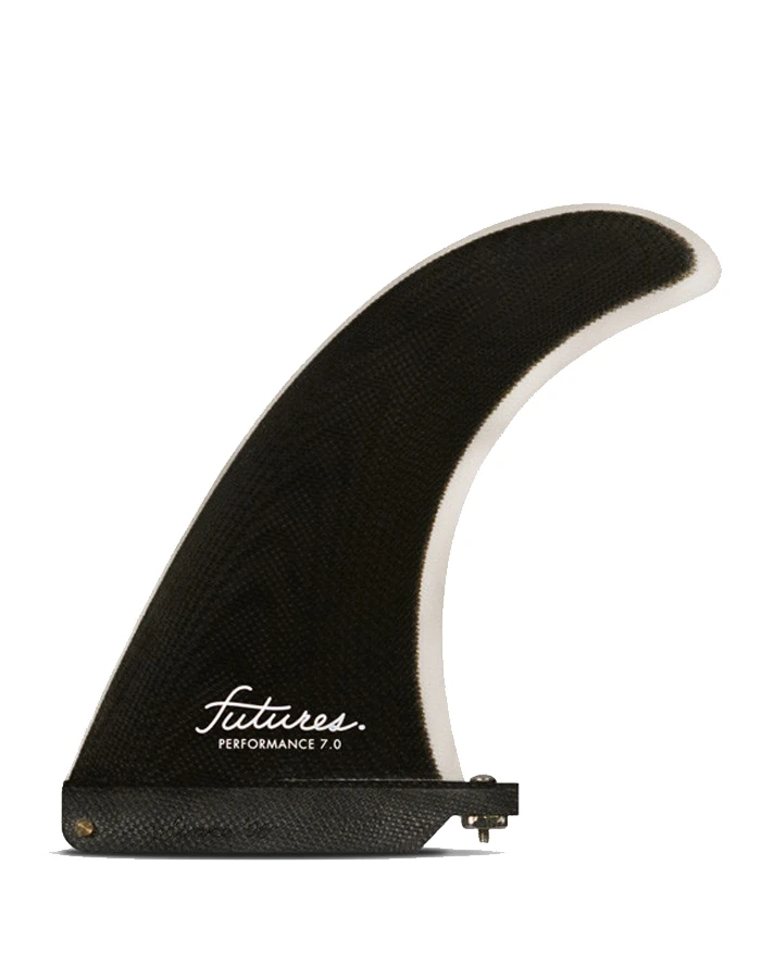 FUTURES PERFORMANCE 7" LONGBOARD FIN SOLID BLACK GREY 3 FUTURES PERFORMANCE 7" LONGBOARD FIN SOLID BLACK GREY