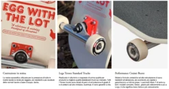 GLOBE 8.625" EGGY SKATEBOARD COMPLETE -Surfcorner Store globe skateboard 8 625 eggy skate completo 2