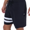 HURLEY BLOCK PARTY BOARDSHORTS 18" BLACK WHITE -Surfcorner Store hurley block party boardshorts 18 black white 1