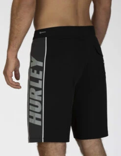 HURLEY PHANTOM FASTLANE BOARDSHORT 18" BLACK -Surfcorner Store hurley phantom fastlane boardshort 18 black 2