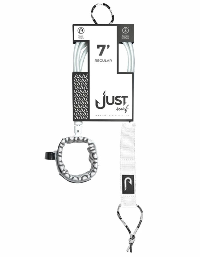 JUST LEASH REGULAR 7' WHITE REGULAR 3 JUST LEASH REGULAR 7' WHITE REGULAR