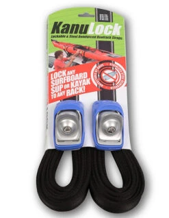 FCS KANULOCK LOCKABLE TIE-DOWNS -Surfcorner Store kanulock cinghie con lucchetto antifurto 1
