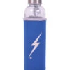 LIGHTNING BOLT REUSABLE WATER BOTTLE BLUE -Surfcorner Store lightning bolt borraccia in vetro blue