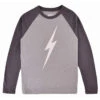 LIGHTNING BOLT FOREVER LONG SLEEVE WHITE (B GRADE) 1 LIGHTNING BOLT FOREVER LONG SLEEVE WHITE (B GRADE) -Surfcorner Store lightning bolt forever long sleeve heather grey 1