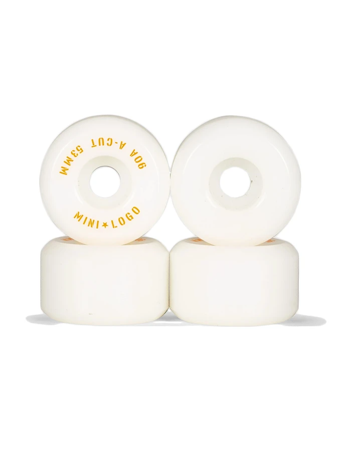 MINI LOGO HYBRIDS WHEELS A-CUT 90A 53MM 3 MINI LOGO HYBRIDS WHEELS A-CUT 90A 53MM