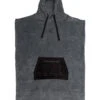 OCEAN & EARTH BREAK PONCHO CHARCOAL -Surfcorner Store ocean earth poncho in spugna charcoal 4