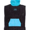 OCEAN & EARTH YOUTH HOODED PONCHO BLACK -Surfcorner Store ocean earth youth hooded poncho in spugna ragazzo 3