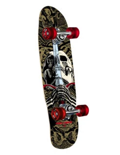 POWELL PERALTA 8" CRUISER MINI SKULL & SWORD SKATE COMPLETE