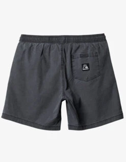 QUIKSILVER TAXER 17" ELASTICATED SHORTS BLACK -Surfcorner Store quiksilver bermuda taxer 17 black 1