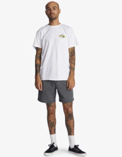 QUIKSILVER TAXER 17" ELASTICATED SHORTS BLACK -Surfcorner Store quiksilver bermuda taxer 17 black 8