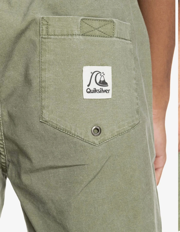 QUIKSILVER TAXER 17" ELASTICATED SHORTS FOUR LEAF CLOVER 11 QUIKSILVER TAXER 17" ELASTICATED SHORTS FOUR LEAF CLOVER - Image 9