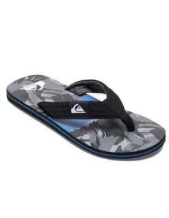 QUIKSILVER MOLOKAI LAYBACK SANDALS BLACK BLUE -Surfcorner Store quiksilver infradito molokai layback black blue 2