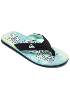 QUIKSILVER MOLOKAI LAYBACK II SANDALS GREEN BLUE YELLOW 8 QUIKSILVER MOLOKAI LAYBACK II SANDALS GREEN BLUE YELLOW -Surfcorner Store quiksilver infradito molokai layback ii green blue yellow 2
