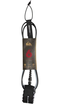 QUIKSILVER LEASH HIGHLINE COMP 6" BLACK