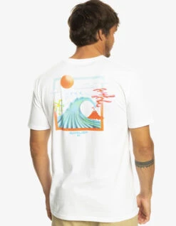 QUIKSILVER OCEAN BED T-SHIRT WHITE