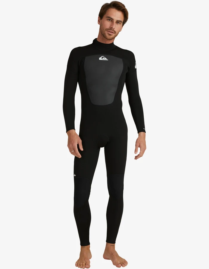 QUIKSILVER PROLOGUE 3/2MM BACK ZIP WETSUIT BLACK 3 QUIKSILVER PROLOGUE 3/2MM BACK ZIP WETSUIT BLACK