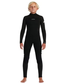 QUIKSILVER BOYS PROLOGUE 4/3 STEAMER WETSUIT BACKZIP 6-16YRS