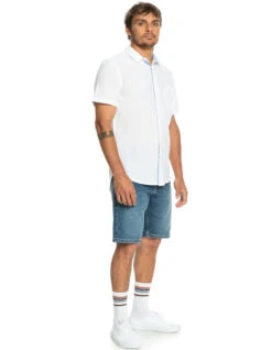 QUIKSILVER TIME BOX SHORT SLEEVE SHIRT -Surfcorner Store quiksilver time box camicia maniche corte 3