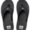 REEF SANDALS FANNING BLACK SILVER -Surfcorner Store reef infradito fanning black silver 2