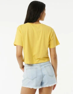 RIP CURL BRAZIALIAN SOUL CROP TEE LIGHT YELLOW 11 RIP CURL BRAZIALIAN SOUL CROP TEE LIGHT YELLOW -Surfcorner Store rip curl brazilian soul crop tee donna light yellow 3