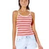 RIP CURL SUNRAYS RIB CAMI RED -Surfcorner Store rip curl canotta sunrays rib cami red donna 3