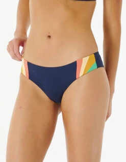 RIP CURL DAY BREAK MULTI MULTI CHEEKY BIKINI PANT -Surfcorner Store rip curl deay break slip bikini multi navy 1