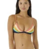 RIP CURL DAY BREAK MULTI FIXED TRIANGLE BIKINI TOP -Surfcorner Store rip curl deay break top bikini multi fixed navy