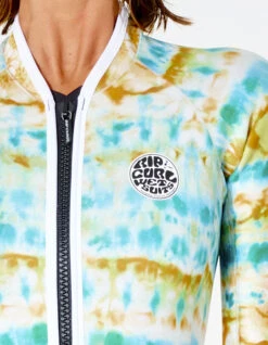 RIP CURL G BOMB 1MM LONG SLEEVE FRONT ZIP CHEEKY -Surfcorner Store rip curl g bomb muta primaverile maniche lunghe fron zip 1